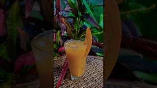 mango juice home made ???ගේදර හදලා බොන්න පට්ටම රසයි juice trendingshorts recipes