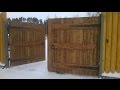 DIY wooden gate ideas/супер!!! деревянные ворота под старину