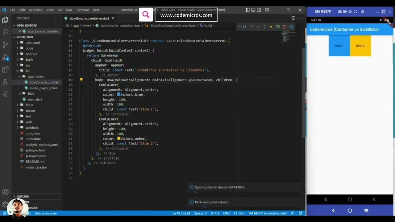 Flutter spacebetween vs spaceevenly what the difference between space