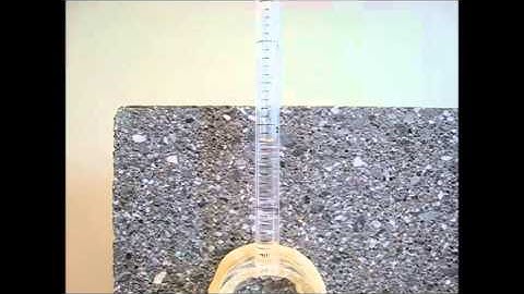 Rilem Test   Center of Block