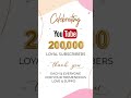 Thank You All 200,000 YouTube Subscribers | #Shorts | Eat more Lose more