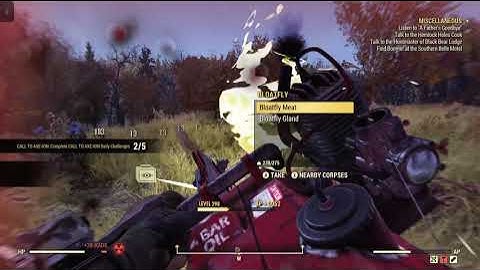 Fallout 76 Kill Insects With Redd-Upper Call To AXE-ION