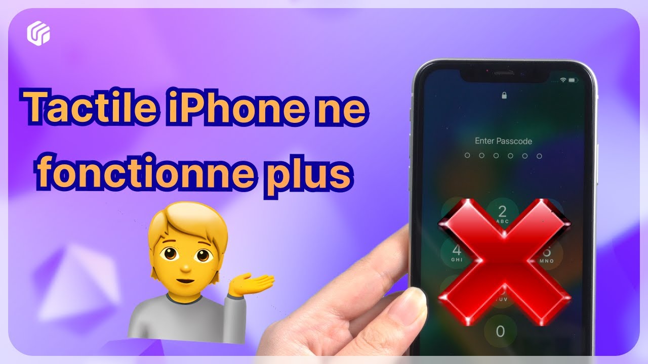 Tactile iPhone ne fonctionne plus, comment déverrouiller ?📱 - YouTube
