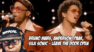 Bruno Mars, Anderson .Paak, Silk Sonic - Leave the Door Open LIVE REACTION VIDEO
