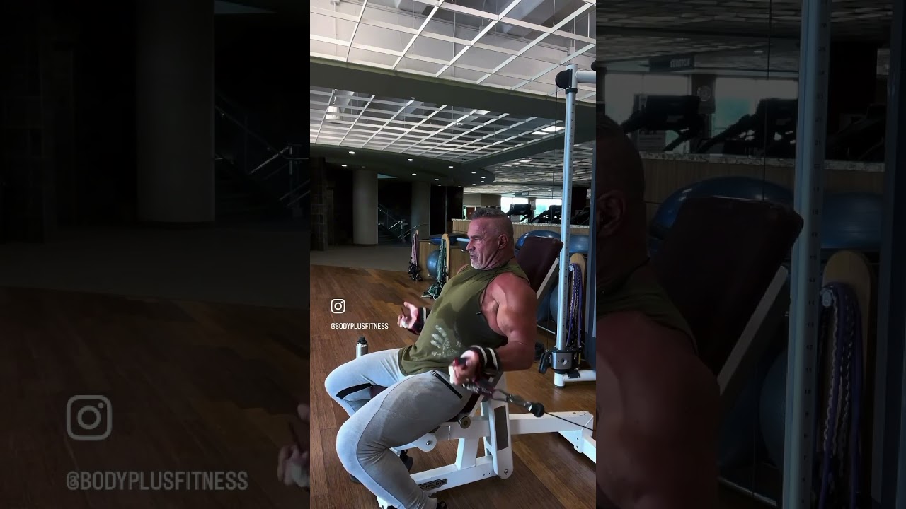 Seated incline hanging cable curls are great for the biceps long head