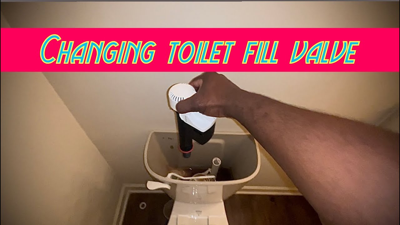 Changing toilet fill valve DIY. Water tank taking long to fill up ...