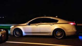 Acura tl lowered on Tein Advance coilovers