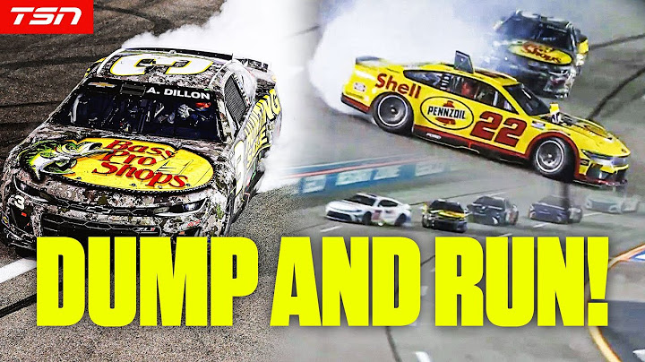 DILLON DUMPS LOGANO & HAMLIN FOR UPSET WIN