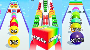 Ball Run 2048 vs Jelly Run 2048 [High Score 4096E] vs Ball Run Infinity | Ultimate 3-in-One Merge
