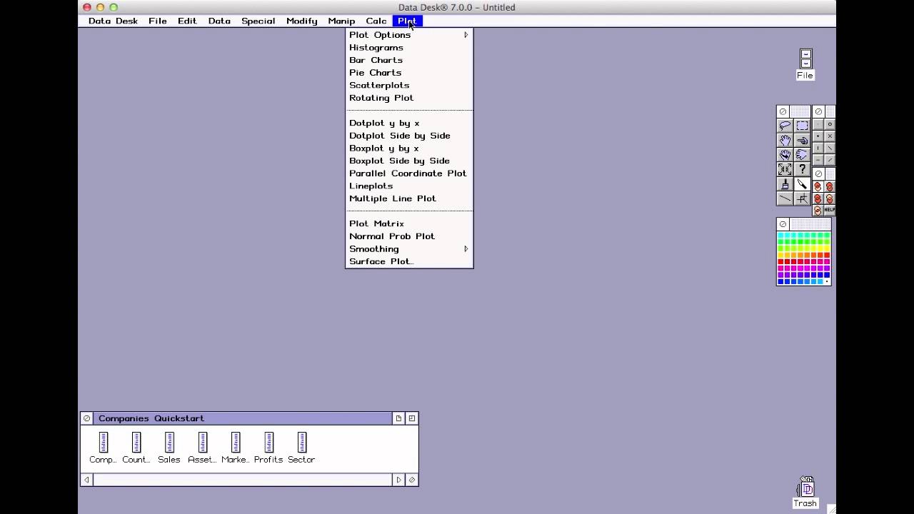 Data Desk Data Desk 7 QuickStart Guide Volume 1 - YouTube