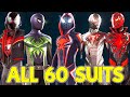 All 60 Miles Morales & Spider Man Suits & Costumes - Spider Man Miles Morales PS5