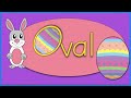 Oval  geometry song  edutunes with miss jenny kids channel