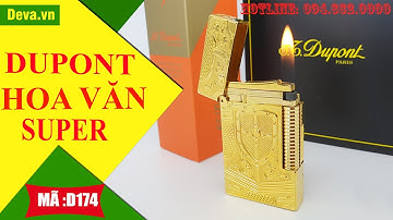 Mẫu bật lửa Dupont hoa văn Supper D147 siêu cao cấp | Deva Shop | Giá : 1.650.000đ