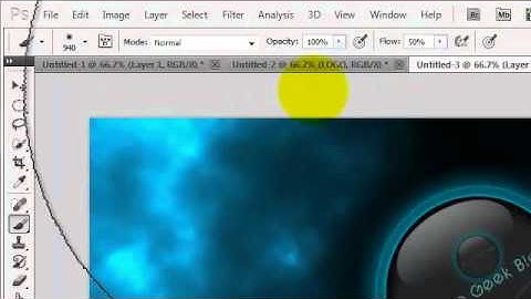 Photoshop CS5:Smoke Desktop Wallpaper Making / Creating - Tutorial