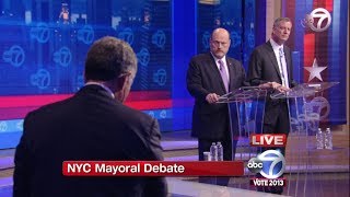 New York City Mayoral Debate (Pt 1) - Bill de Blasio vs Joe Lhota Debate 2013
