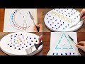 Moon painting special compilation 3 hoursacrylic painting on canvassatisfying art asmr