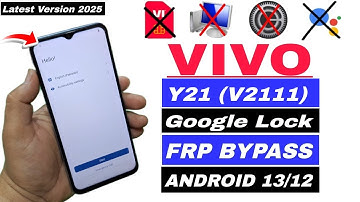 Vivo Y21 (V2111) FRP Bypass Android 12 New Security Update Without PC | Setting Not Opening 2025