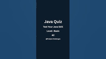 Java Quiz #2 | Basic Level | #shorts #youtubeshorts #viral #explore #trend #java #coding #quiz