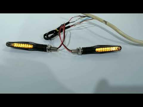 Бегущие поворотники для мото 12V См.👇 - YouTube