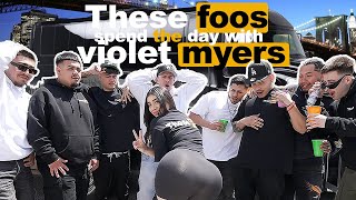 FOOS SPEND A DAY W/ VIOLET MYERS !