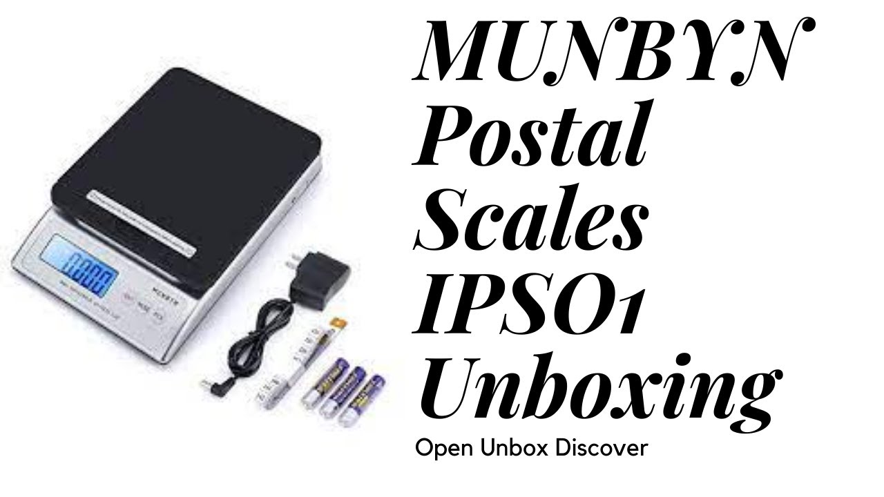 MUNBYN Digital Shipping Postal Scale IPS01 | Pink
