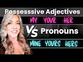 Possessive pronouns vs possessive adjectives in english grammar  how to use possessives