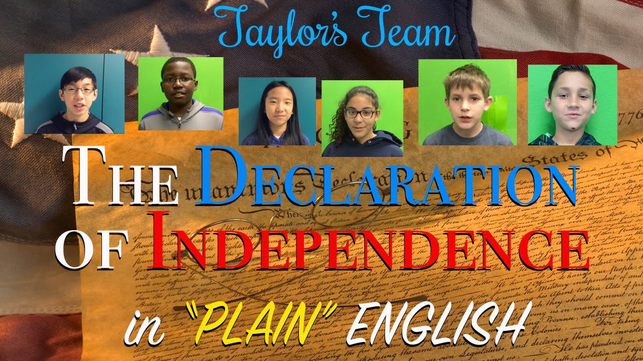 the-declaration-of-independence-in-plain-english-taylor-s-homeroom-youtube