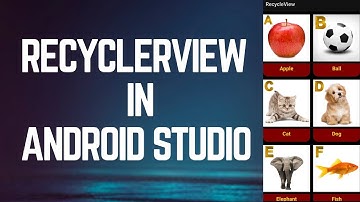 Recyclerview In Android Studio | Recyclerview In Android Studio Java | Recyclerview With Cardview
