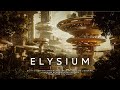 Elysium healing future city ambience  meditative sci fi ambient music