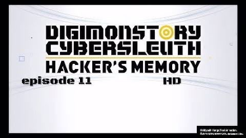 DIGIMON STORY: CYBER SLEUTH - HACKER
