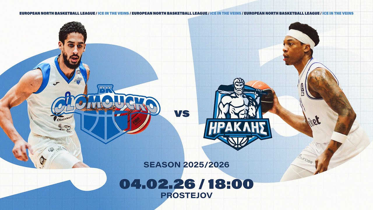 BK Olomoucko vs IRAKLIS B.C. |  Feb 4, 2026, 6:00 PM | ENBLeague 2025/26