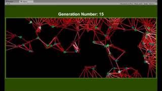 Evolving Neural Networks With Collision Avoiding Agents