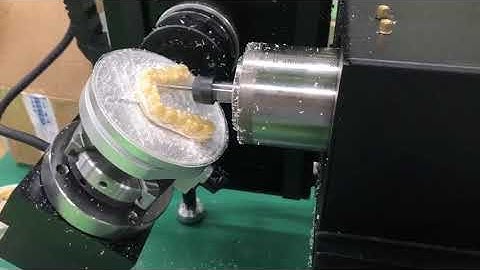 5-axis cnc engraver from RobotDigg for application Dental model