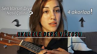 Yüzyüzeyken Konuşuruz- Sen Varsin Di̇ye Ukulele İle Nasil Çalinir??