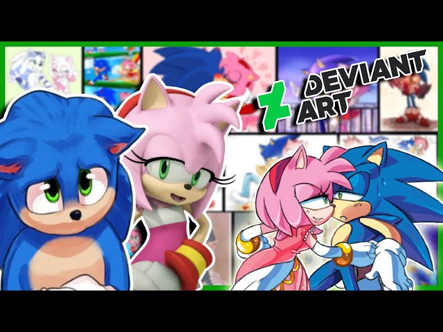 ⚡Movie Sonic The rs VA🎙 on X: Movie Sonic x Movie Amy rose ship # sonamy made by @VaeKibouIny  / X