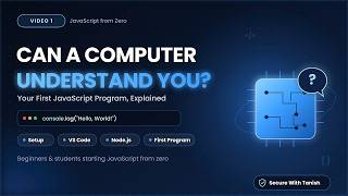 You Can Teach a Computer to Think… But How Does It Actually Understand You — JavaScript Basics