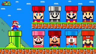 Super Mario Bros. But Mario Character of All Games Were Custom Pipes