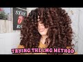 LMG METHOD CURLY HAIR ROUTINE | Long lasting ringlets?! (2c,3a,3b curls)