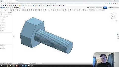 Threaded Bolts using Helix - Day 15 of 100 OnShape Journey