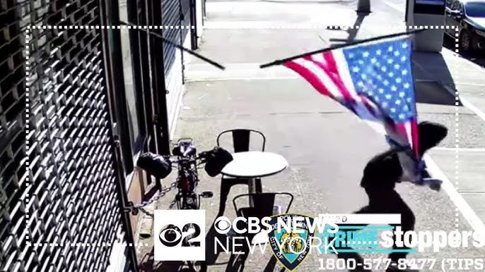 Man Rips Down American Israeli Flags Tries To Burn It