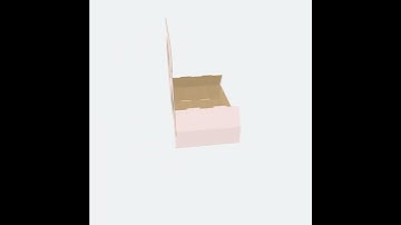 Corrugated mailer sweater boxes【3D display animation】