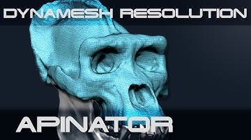 030 Mechanical Skull - Dynamesh Resolution