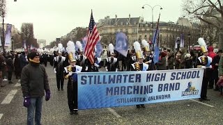 New Year&#39;s Day Paris parade with Stillwater High School (Oklahoma)