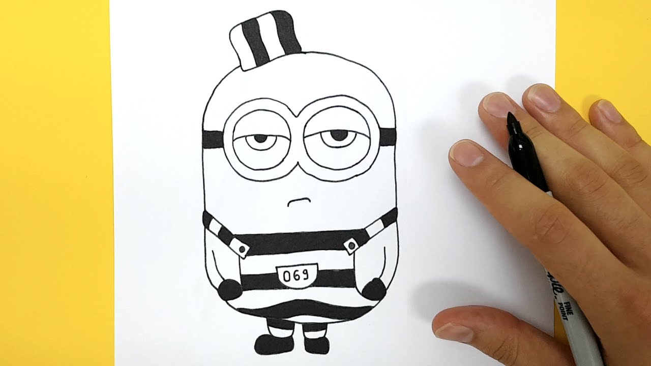 Cómo dibujar un minion paso a paso - YouTube.