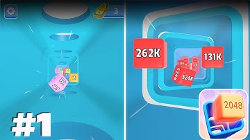 2048 Fall - New Release - Hyper Hybrid Casual - Gameplay Walkthrough (iOS & Android)