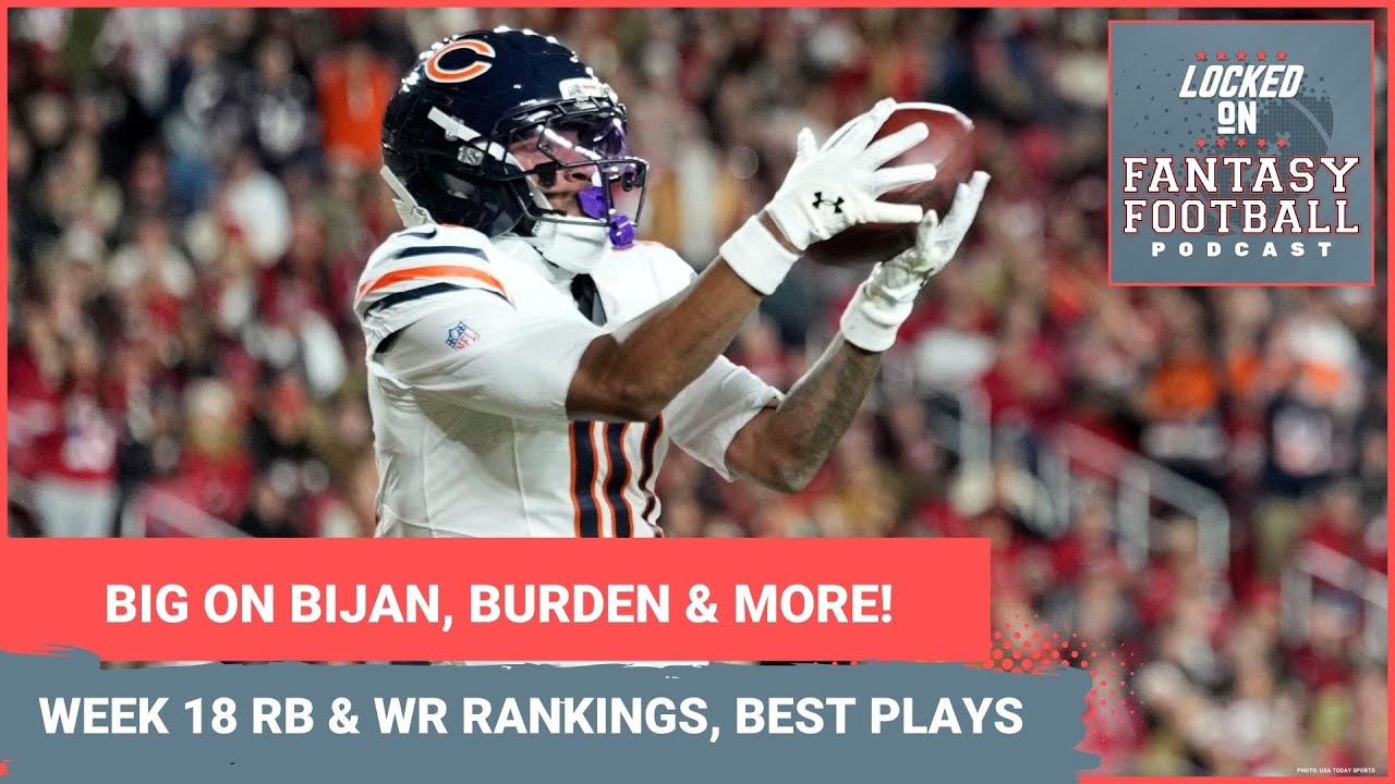 Derrick Henry, Travis Etienne, Luther Burden & more: Week 18 RB & WR fantasy rankings, BEST plays