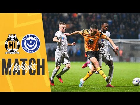 Cambridge Utd Portsmouth Goals And Highlights