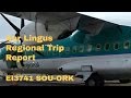 AER LINGUS REGIONAL TRIP REPORT/ EI3741/ SOUTHAMPTON - CORK/ EI-FCZ