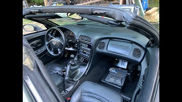 Cutting C5 Corvette Dashboard for Heads Up Display