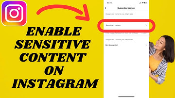 Enable Sensitive Content On Instagram | Simple tutorial